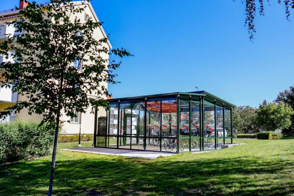 Sykkelparkering i Oslo utført av Guthorm Hoff AS